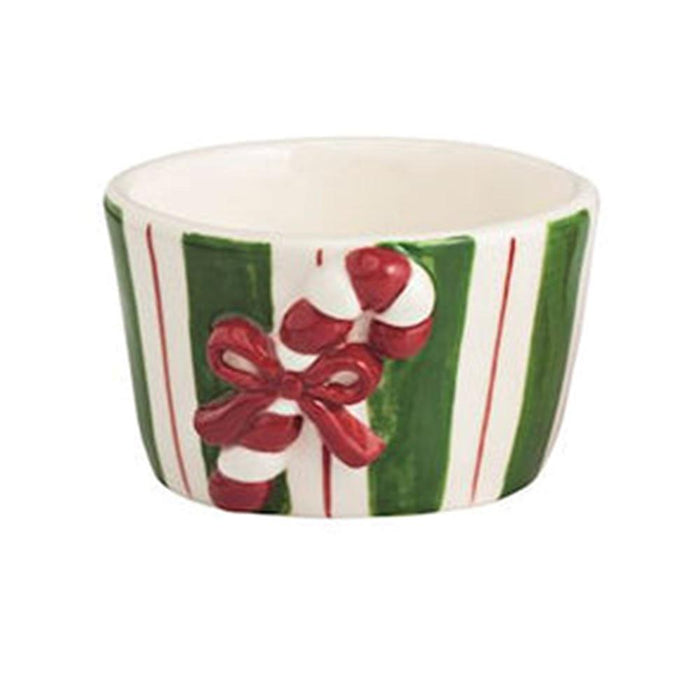 Candy Cane Tidbit Bowl
