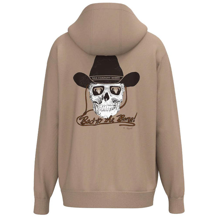 Mens Bad Company Tan Hoodie