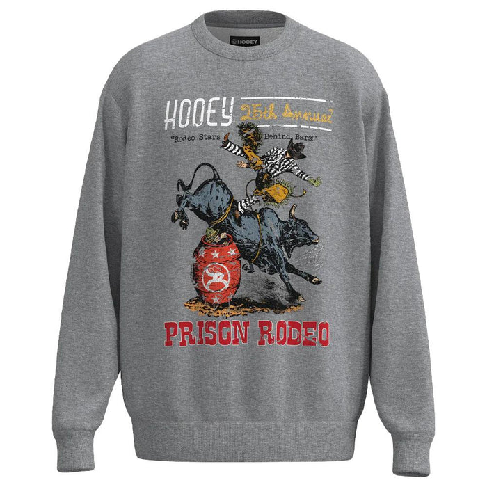Mens Prison Rodeo Grey Pull Over