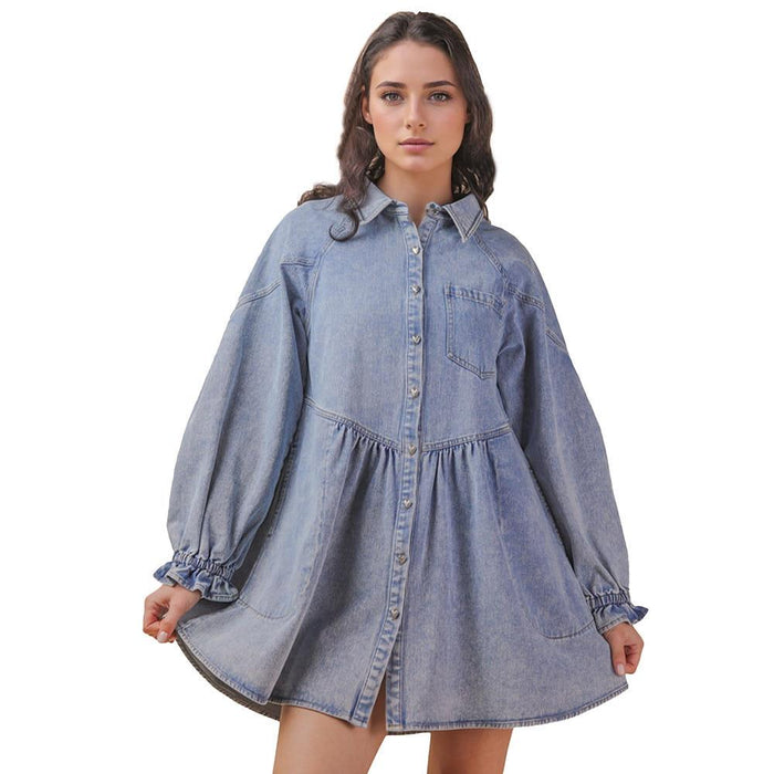 Women's Indigo Mini Dress