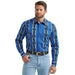 Men's Blue Checotah Western Snap Shirt