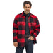 Men's Sherpa Lined Flannel Shirt Jacket