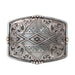 Nocona Mens Rectangle Aztec Floral Buckle