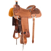 1/4 Breed Floral with Full Border Arizona Team Roper
