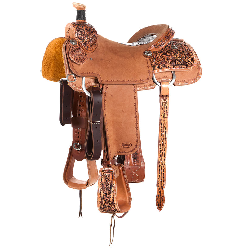 1/4 Breed Floral with Full Border Arizona Team Roper
