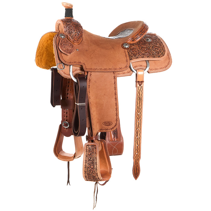1/4 Breed Floral with Full Border Arizona Team Roper