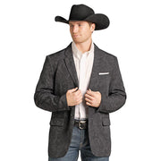 Men's Black Paisley Sports Coat