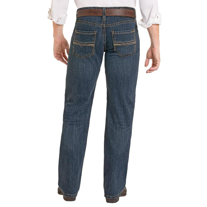 Men's Dark Wash Double Barrel Jeans