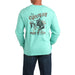 Turquoise Long Sleeve Cowboy State Of Mind Tee Shirt