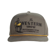 Men's Brown Western Show Cap