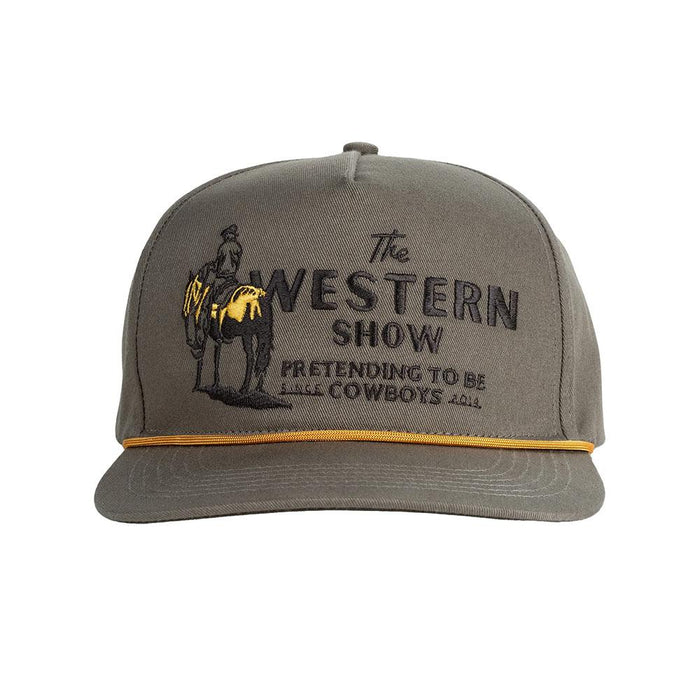 Men's Brown Western Show Cap