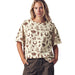 Women's Khaki Western Print Tee Shirt