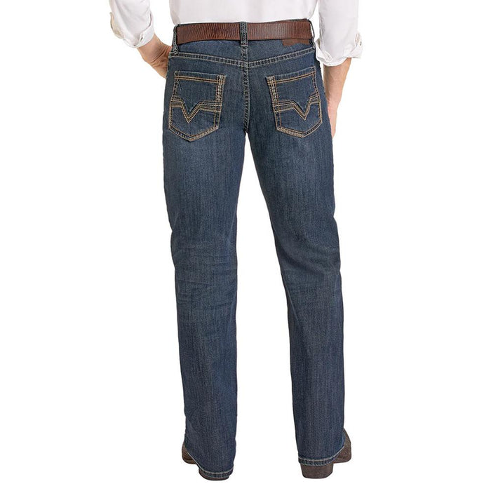 Men's Tone Tone Embroidered Pocket Jeans