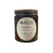 Leather 8oz Amber Glass Jar Candle