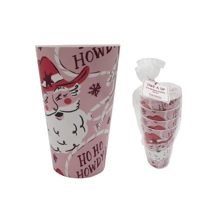 Howdy Santa Tumbler Set