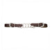 Stainless Steel Curb Chain with Leather Strap