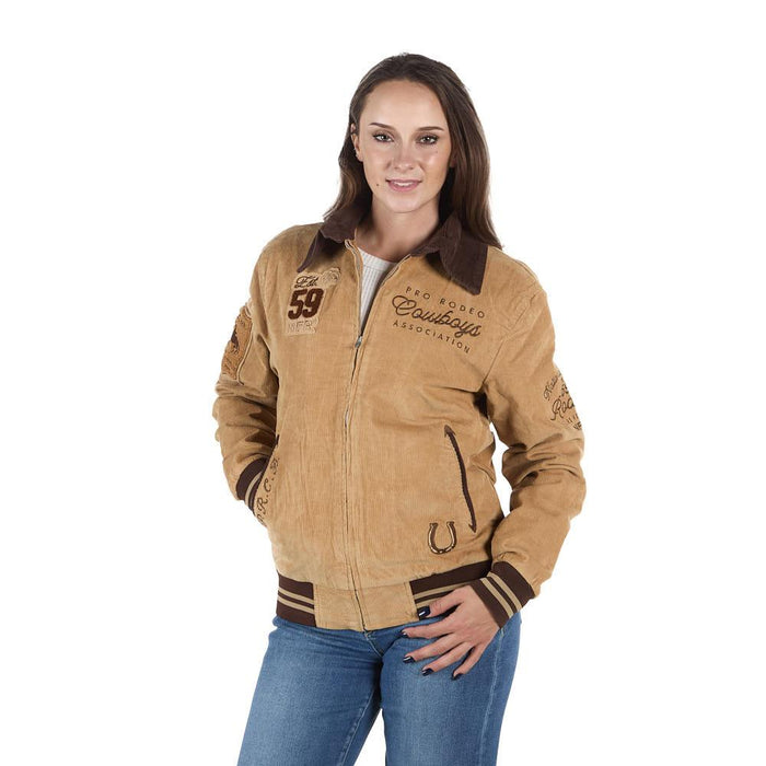 Tan Bronc Bomber Jacket