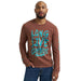 Men's Long Sleeve Front Graphic T-Shirt