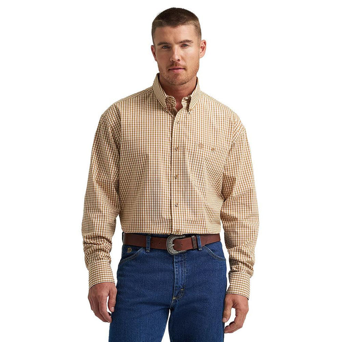 George Strait Long Sleeve Button Down One Pocket Shirt