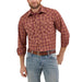 Men's Retro Sawtooth Snap Pocket Western Shirt
