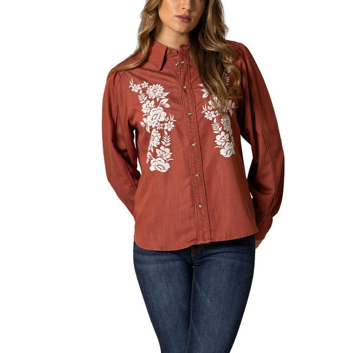 Women's Mae Red Long Sleeve