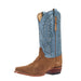 Men's Chestnut Suede Vamp 13in Blue Cowhide Top