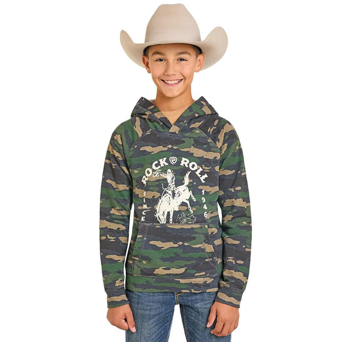 Boy's Cowboy Camo Hoodie