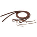 STS 1/2in Double Stitched Split Reins with Pineapple Knot