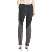 Women's Two Tone Black Jean