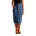 Women's Denim Maxi Skirt