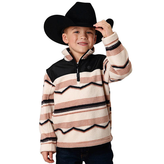 Boy's Serape Microfleece Pullover