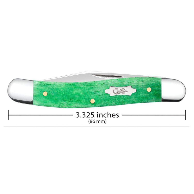 Case Emerald Green Bone Smooth Medium Texas Jack 62087 SS