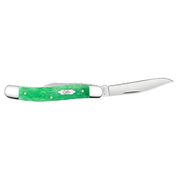 Case Emerald Green Bone Smooth Medium Texas Jack 62087 SS