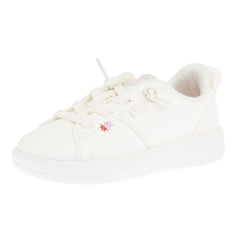 Toddler's Karina Duo Ivory and Iridescent Classic Sneaker