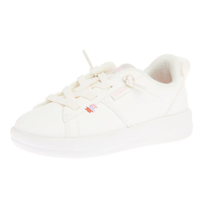 Toddler's Karina Duo Ivory and Iridescent Classic Sneaker
