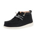 Youth Black Wally Mid Classic Casual Shoe