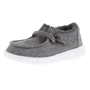 Toddler's Wendy Charcoal Wool Cozy Casual Shoe