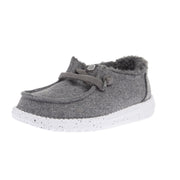 Youth Wendy Charcoal Wool Cozy Casual Shoe