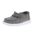 Youth Wendy Charcoal Wool Cozy Casual Shoe