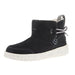 Youth Black Camden Bow Cozy Boot