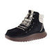 Women's Wendy Peak Apres Suede Black and Tan Lace Up Casual