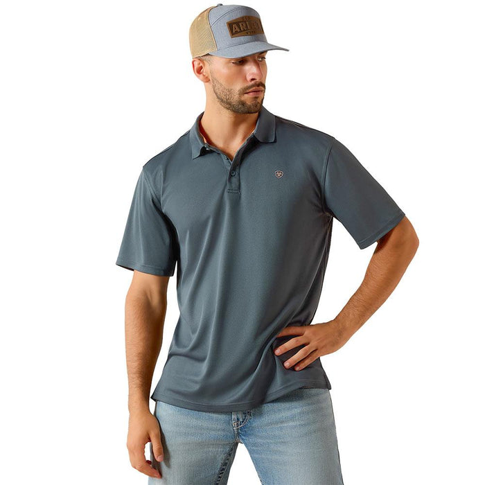 Men's Dark Slate Tek Classic Fit Polo