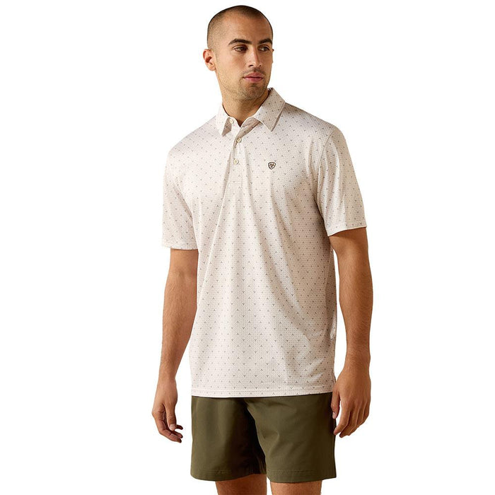 Men's Moonbeam Steer Print Polo