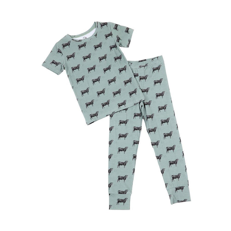 Boy's Olive Angus Short Sleeve Set