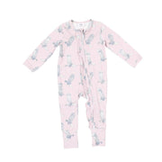 Infant Girl's Dusty Rose Boot Print Jammies