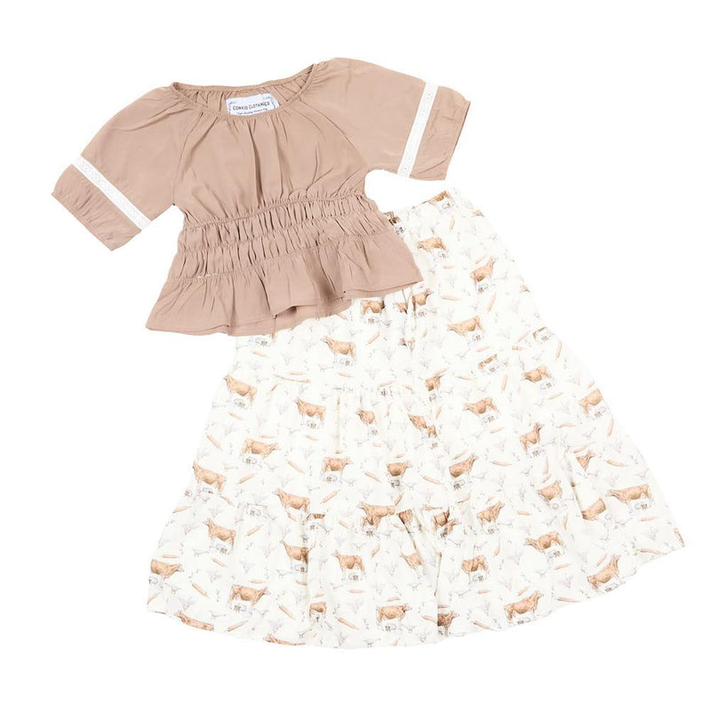Infant Girl's Homestead Blouse & Skirt Set