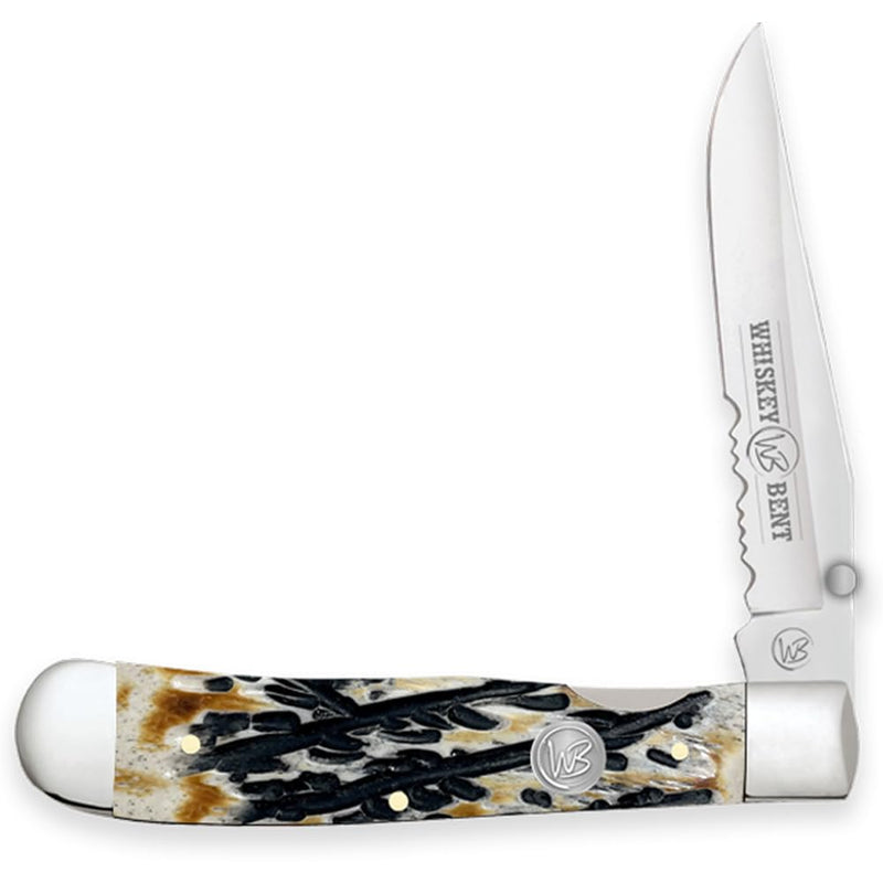 Locking Trapper Folding Pocket Knife 4.125