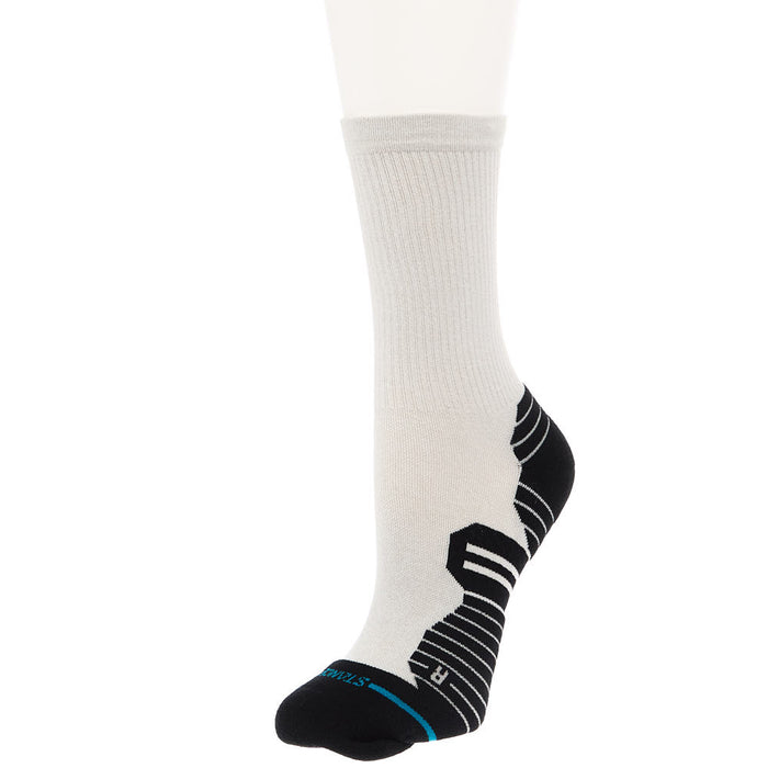 Unisex Performance Ribbed Run Light Oat Crew Socks