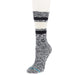 Unisex Slub Boyd Blue Crew Socks