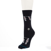 Unisex Gone Fishin Navy Crew Socks